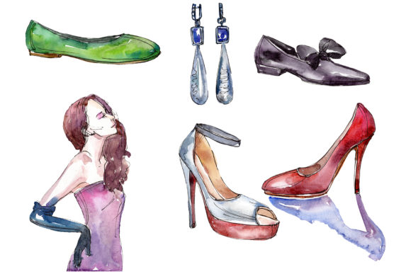 Fashion Collection Consolation Watercolor Illustrations