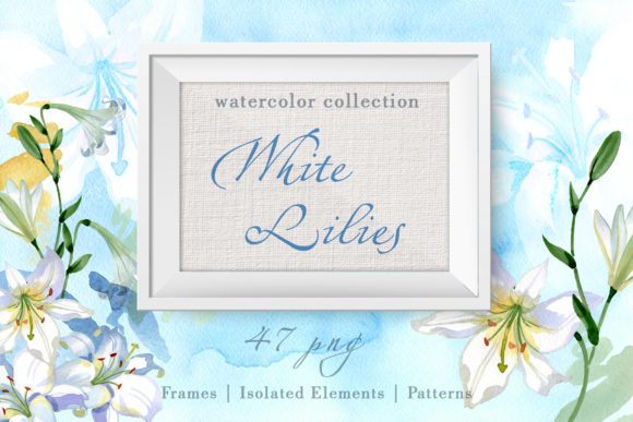 Lilies White Watercolor Embroidery Review