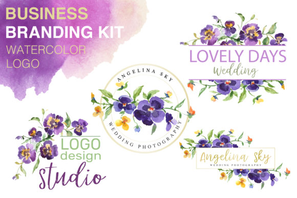 LOGO with Violas Watercolor: A Brand Review