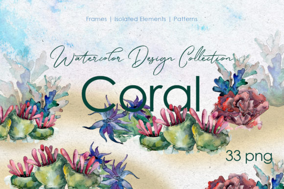 Seafood Corals Watercolor Embroidery Review