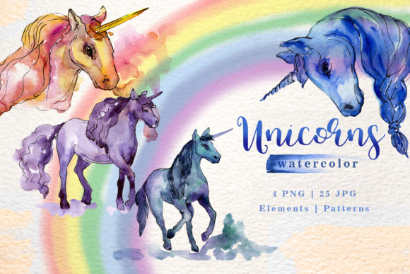 Unicorn Watercolor Illustrations Review