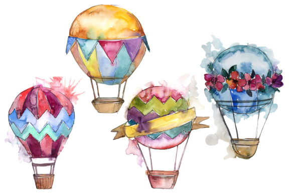 Watercolor Holiday Balloons Set: Illustrations Review